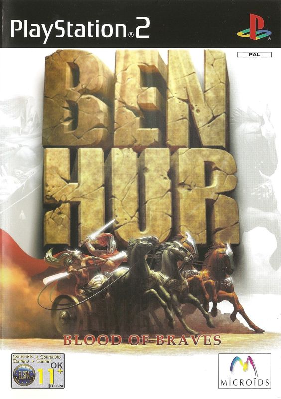 Ben Hur box art for Playstation 2